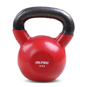 Vinyl Coated Kettlebells China Wholesale Gym Fitness Color Vinyl Kettlebell Set