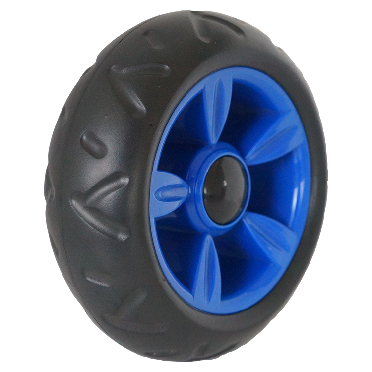 Light weight plastic hub foam EVA tire wide wheel for trolley bag hand cart 170x60mm