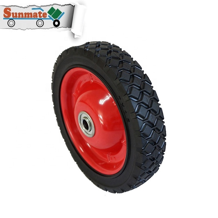 Wholesale 5 6 7 8 9 10 Inch Replacement Anti-Friction Rubber Hand Truck Utility Yard Dump Cart Wheel