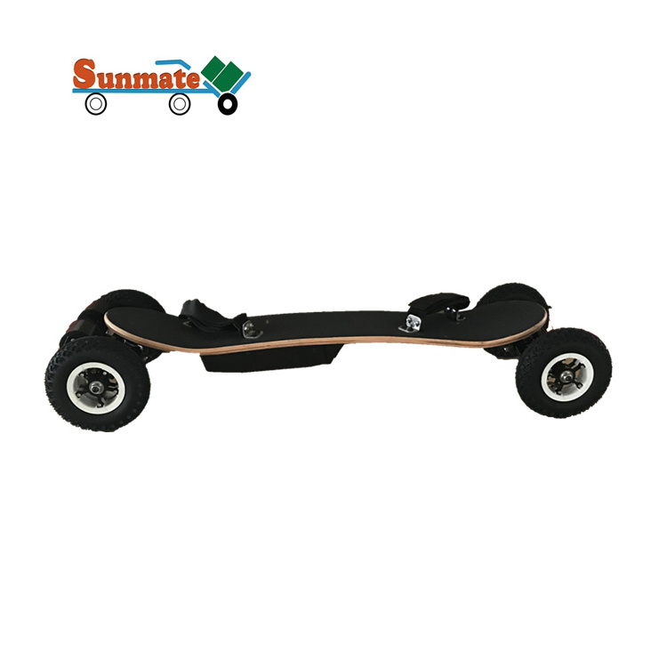 New Design High Quality Freestyle DIY Off Road Wheel Electric Skateboard Mountainboard Longboard Black Electronic Unisex 8 Inch