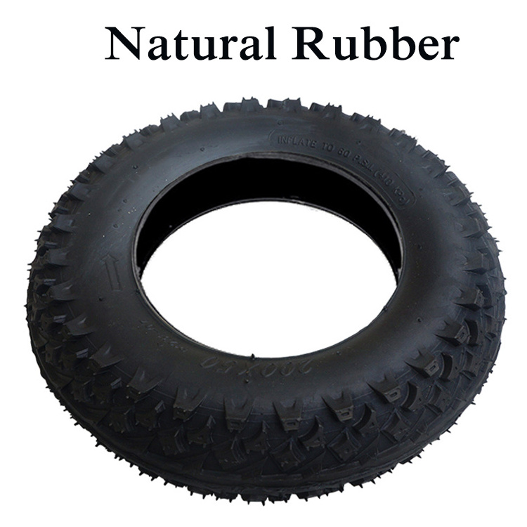 Natural Rubber 200x50 Inflatable Outer Tire 8 Inch Electric Skateboard Tyre Electric Vehicle 200*50 Offroad Tire Accessories