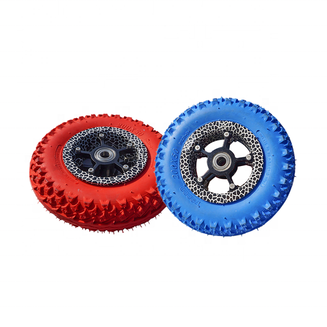 Alloy wheels rims Reasonable price High quality tyre 5 6 7 8 9 10 inch small rubber luggage solid wheel for electric skateboard