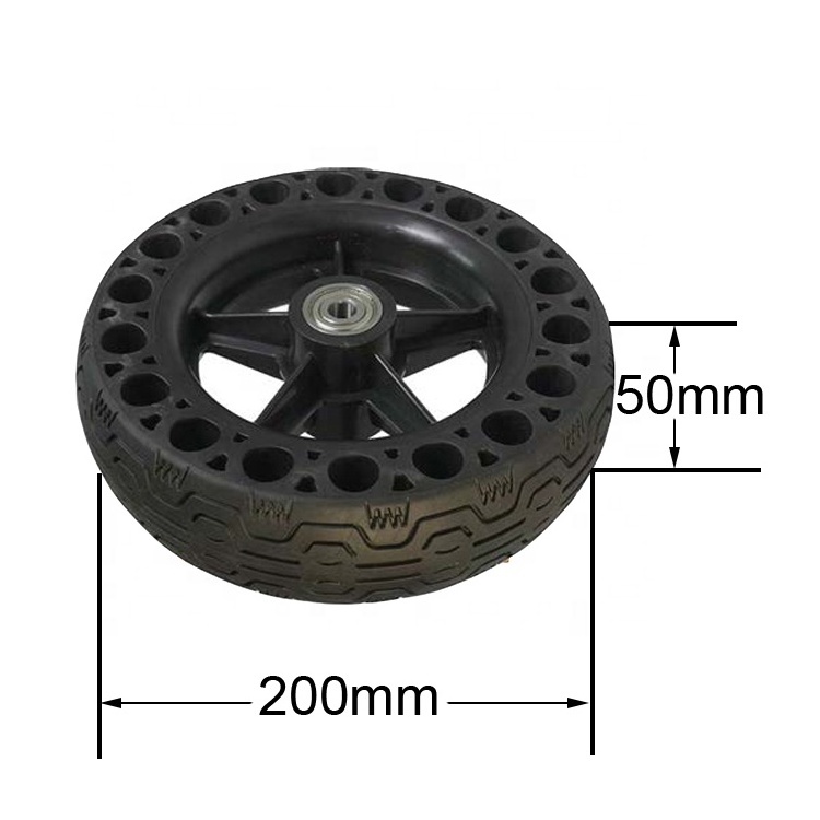 8/8.5 inch non-slip safely skateboard electric scooter honeycomb solid rubber tire for Adults Handicap Electric Scooters