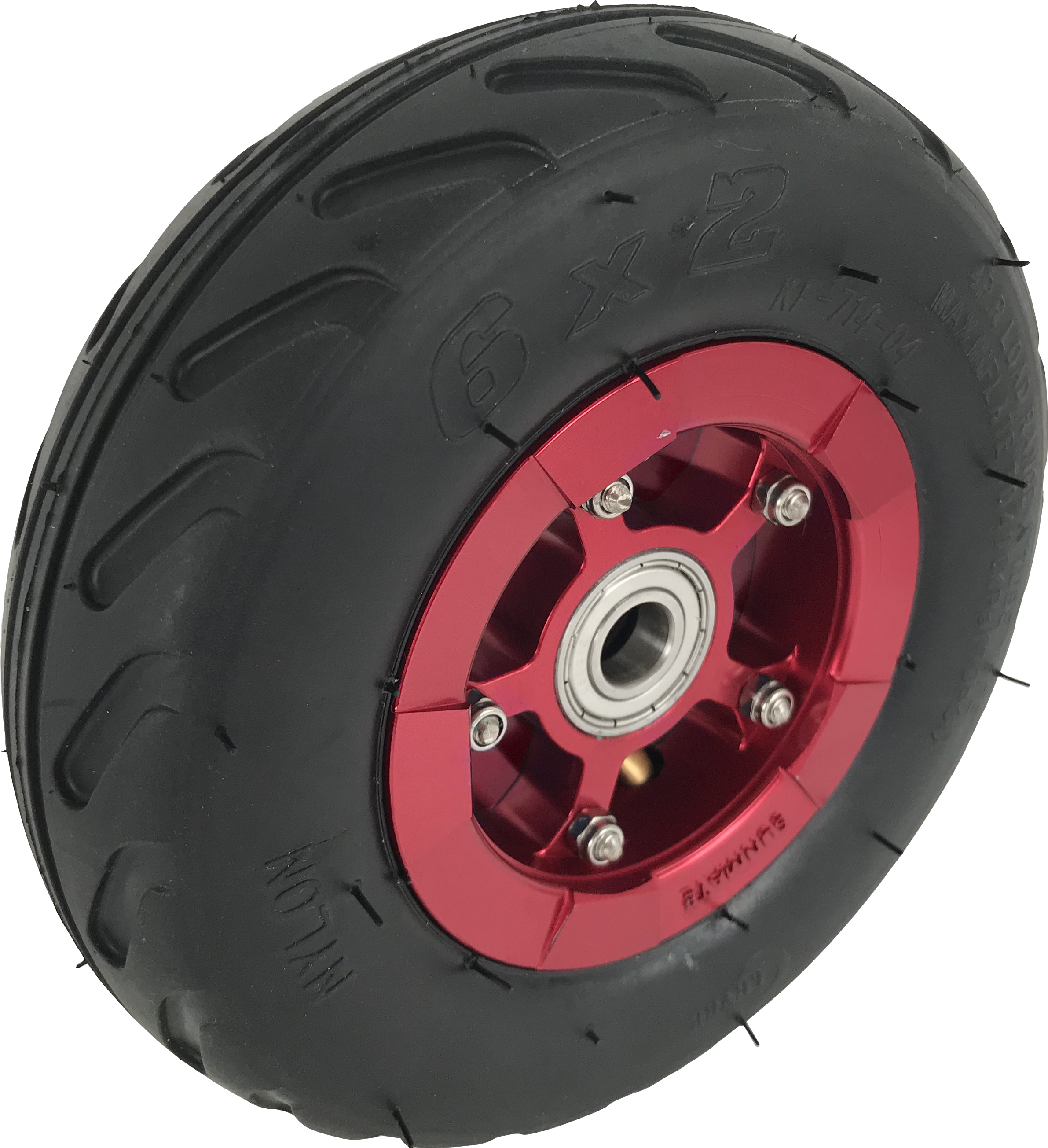 SUNMATE 6 Inch Scooter Staggered Alloy Pneumatic Atv Tire Wheel For Online Sales