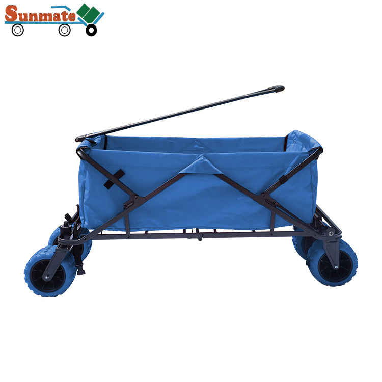 Latest Technology Multifunction Collapsible High Capacity Beach Camping Folding Launching Trolley In A Bag Handle Lightweight