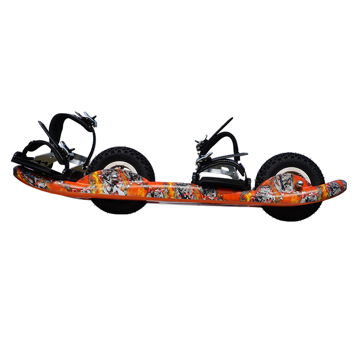 New Design Off Road Blank Deck 2 Wheels Skate Board Mountainboard With Man And Woman Binding All Sizes Shoes