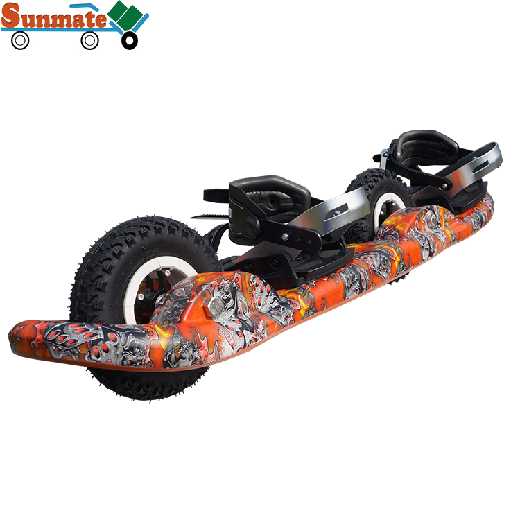 2024 new humanized design fashion off road 2 wheel freestyle fish fly skateboard with decks