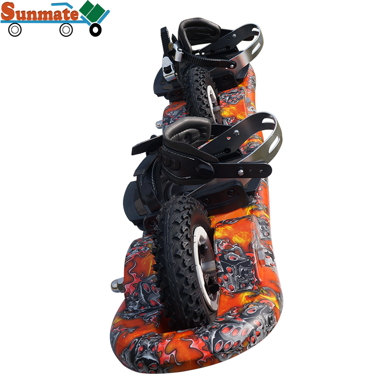 2024 new humanized design fashion off road 2 wheel freestyle fish fly skateboard with decks