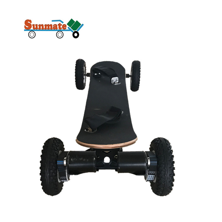 New Design High Quality Freestyle DIY Off Road Wheel Electric Skateboard Mountainboard Longboard Black Electronic Unisex 8 Inch