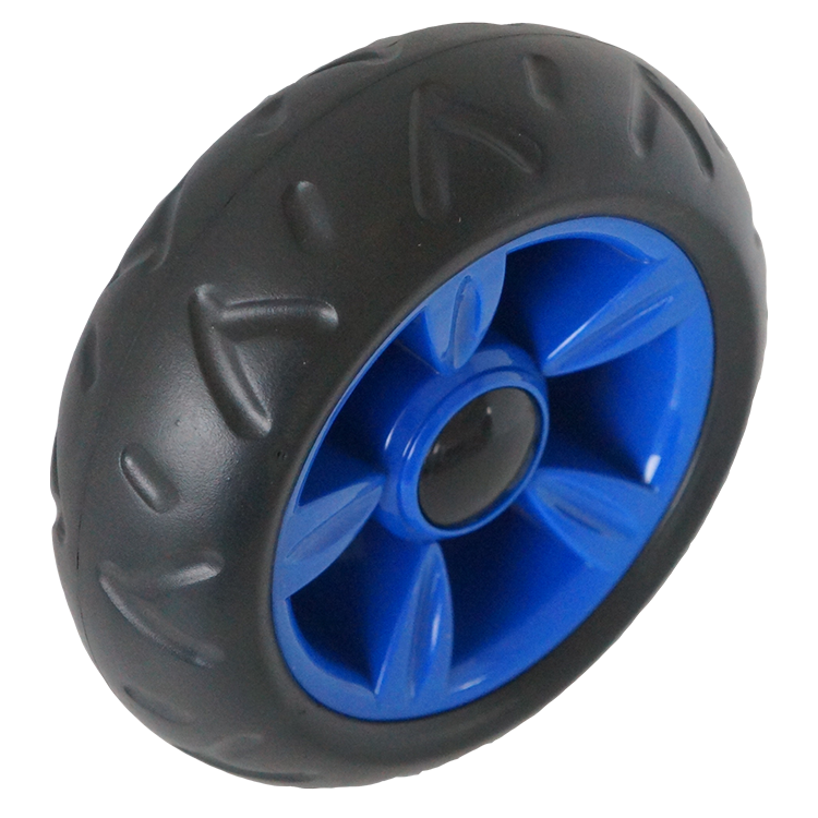 Light weight plastic hub foam EVA tire wide wheel for trolley bag hand cart 170x60mm