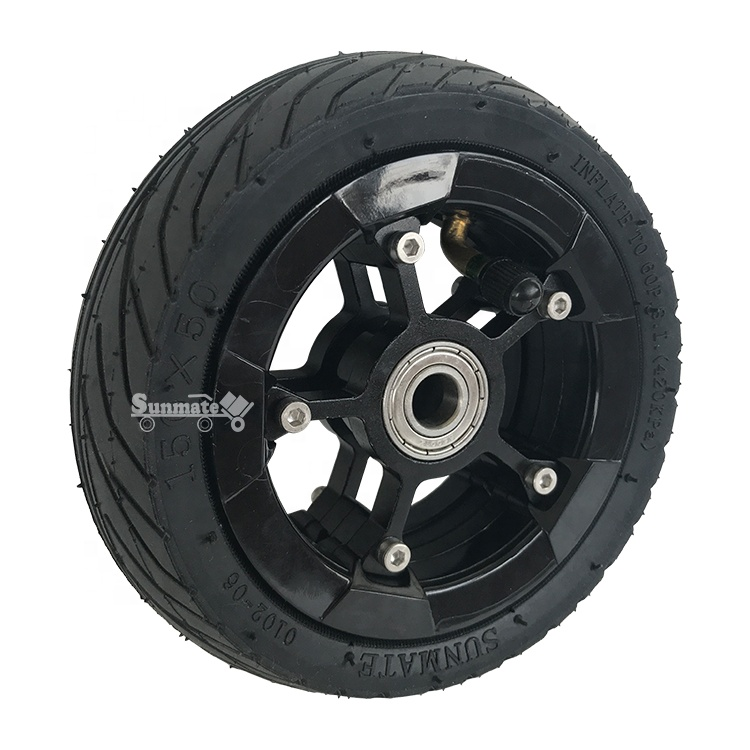 High Quality 150X50MM 6x2 Inch Thickened Pneumatic Wheel Tires for Electric Scooter Fast Rear Wheel