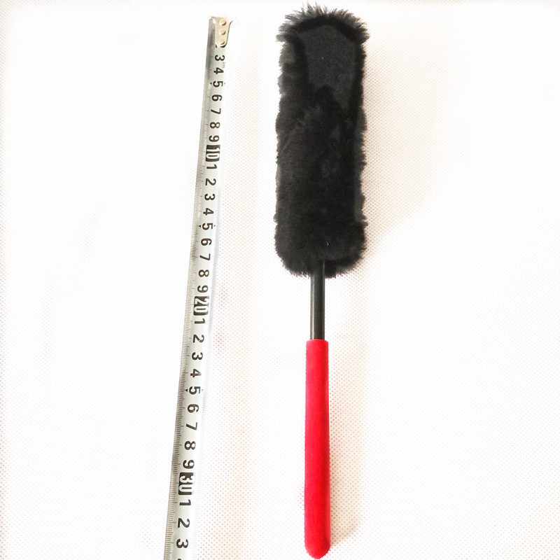 Black Car Wheel Brushes Super Detail Car Brushes Kit 100% Wool Brush