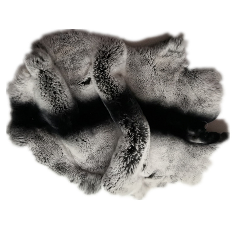 Real rabbit fur factory price wholesale lapin rex chinchilla fur