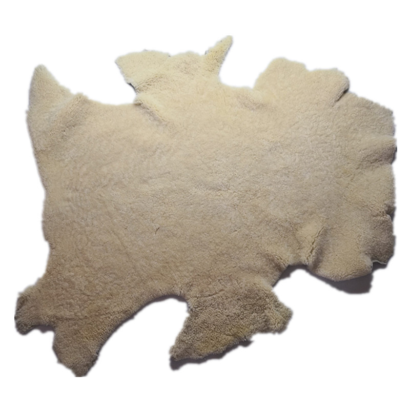 Sheep and goat skin shearling fur