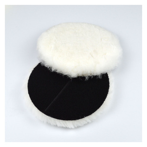 Soft Wool Buffing Pads Car Buffer Backing Pads for Polishing Wheels for Automotive Care