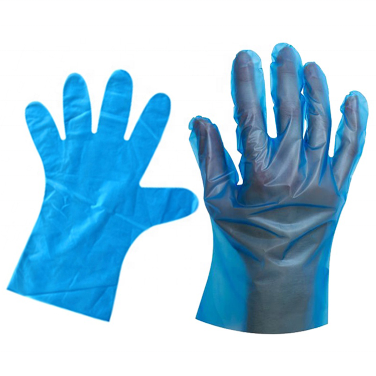 Food Handling HDPE LDPE CPE TPE EVA PE Disposable Plastic Poly Gloves for Grabbing Food