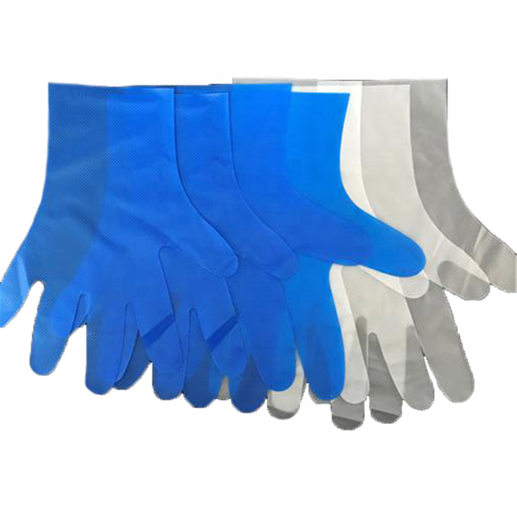 Food Handling HDPE LDPE CPE TPE EVA PE Disposable Plastic Poly Gloves for Grabbing Food