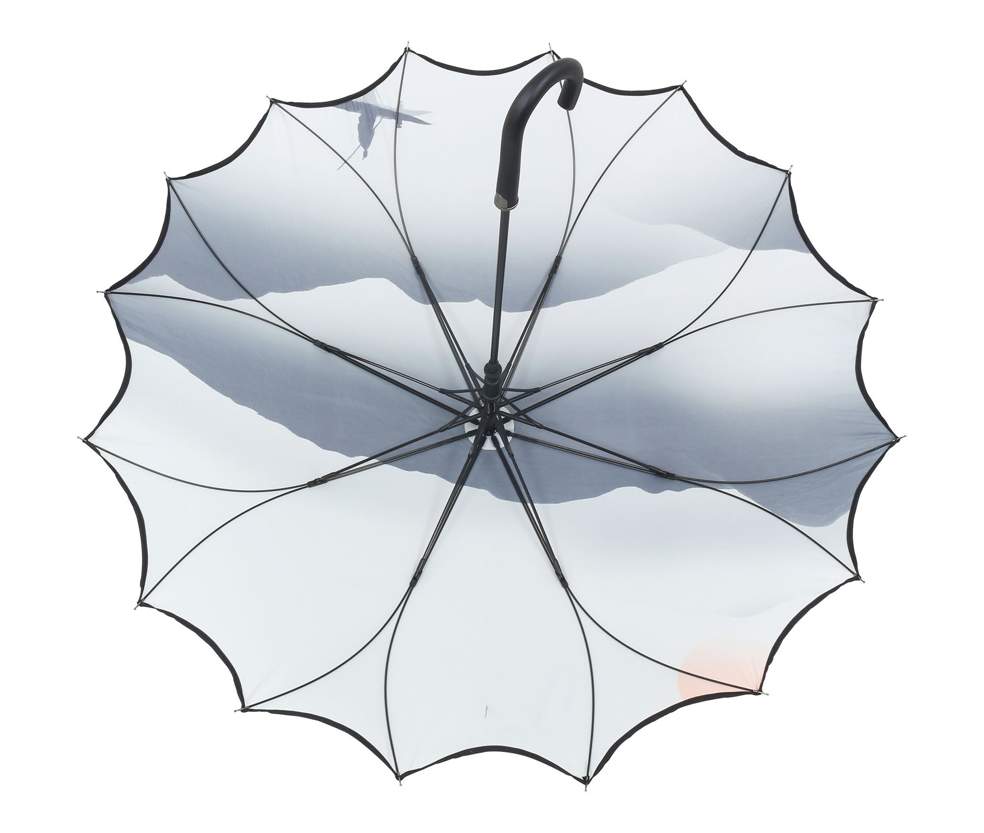 Ok Umbrella One Piece Straight Umbrella With Custom Printing