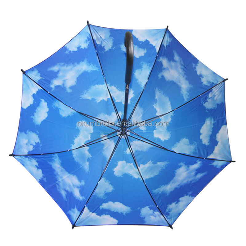 Ok Umbrella Custom print double sided umbrella,windproof double layer umbrella