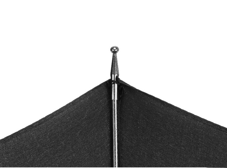 Ok Umbrella 23Inch 8Ribs Auto Open Curved Wooden Handle Umbrella Business Straight Umbrella