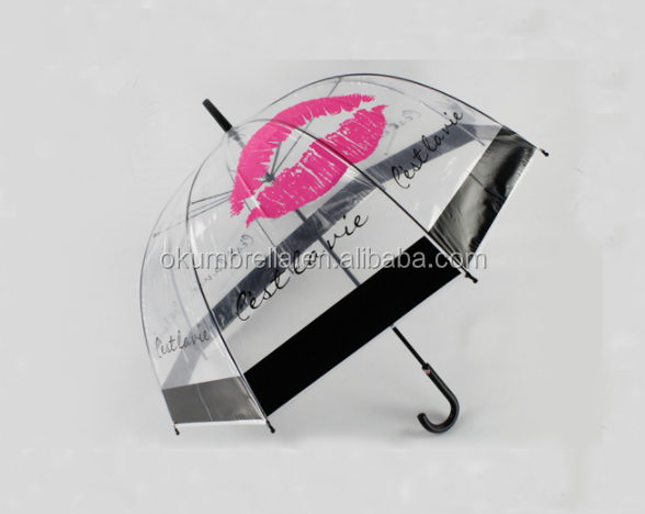 Ok Umbrella Women Straight Umbrella,Transparent Umbrella,Umbrella Factory