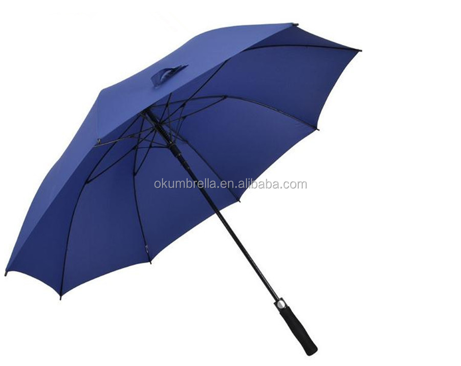 Ok Umbrella High quality windproof double layer  big  golf umbrella from china umbrella factory