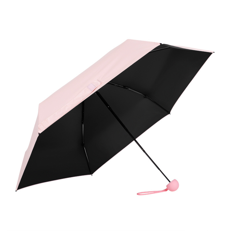 Ok Umbrella High quality UV 50+ Umbrellas Supplier Mini Compact 5 fold umbrella