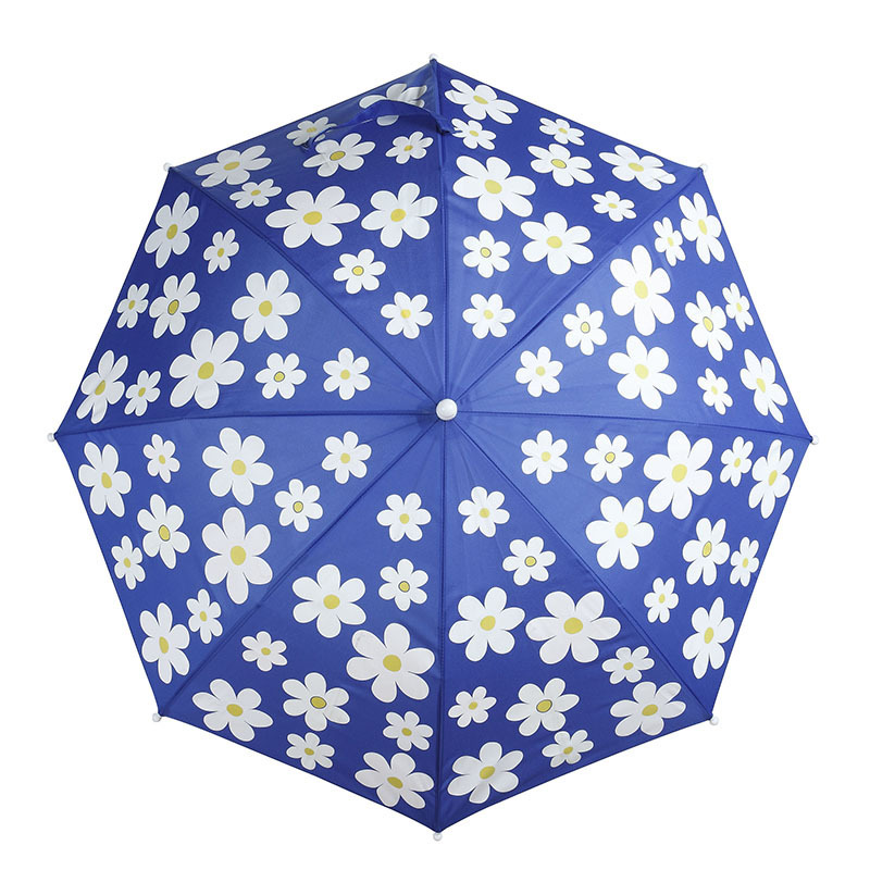 Ok Umbrella Promotional Magic Flower Printing Children Manual Open Color Changing Kids Umbrella