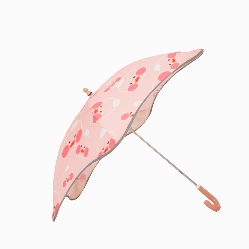 Lovely Colorful Cartoon Design for Children Style Logo Printing Kids Umbrella