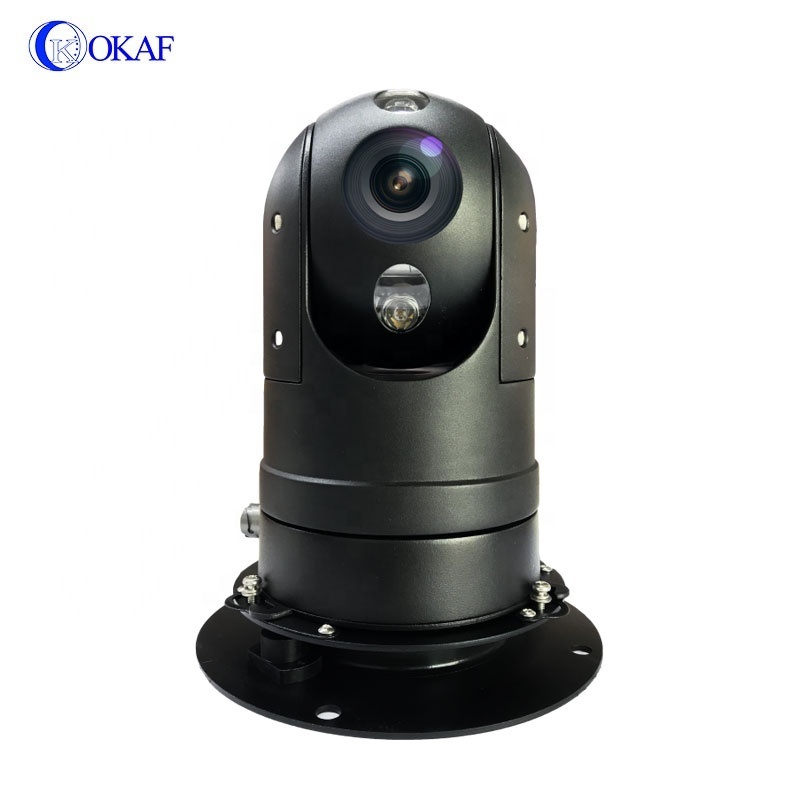 2 MP 20 Zoom 360 Degree Rotating Car Mobile PTZ Camera 1080P Resolution Night Vision CMOS Sensor H.265 Video DVR NVR Outdoor