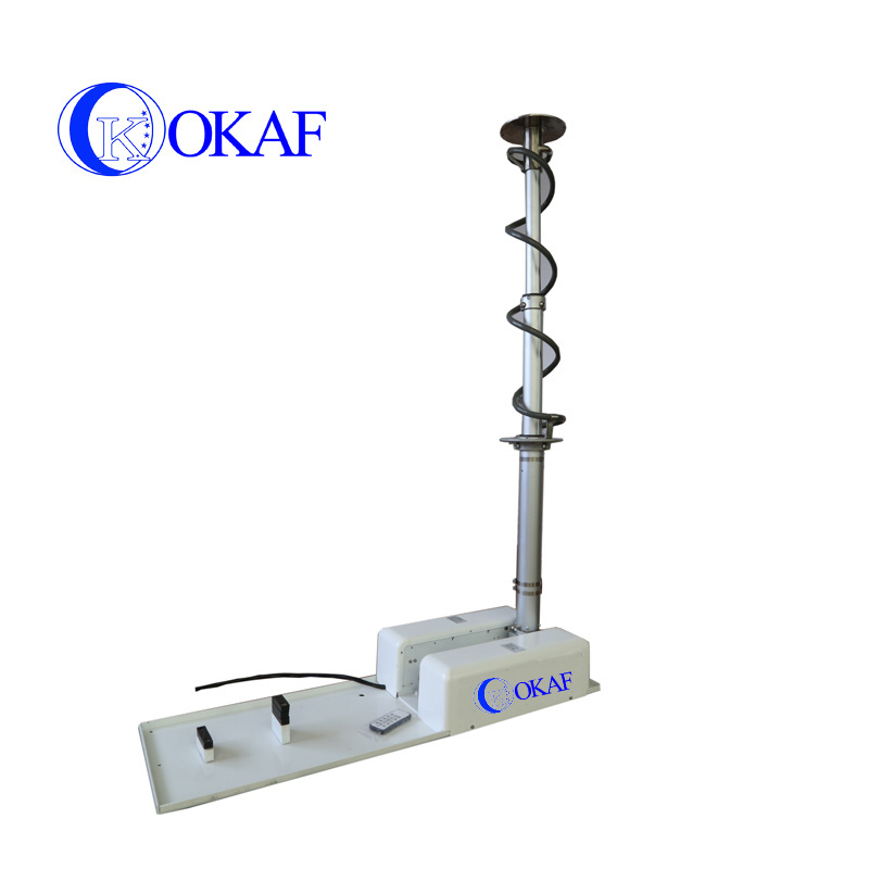 Okaf  1.8M 2.5m 3.5m Night Scan vehicle roof Mounted Telescopic light tower