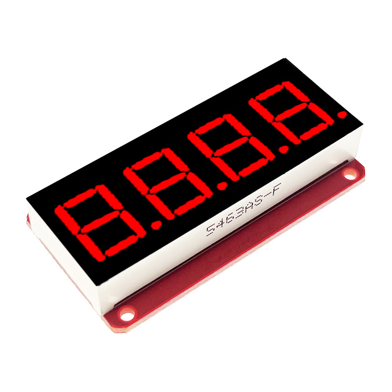 OKY4086-4 LED Display 0.56 Inch 4 Digit Nixie Tube Display Module LED Display Control line 2 Control HT16K33 for DIY