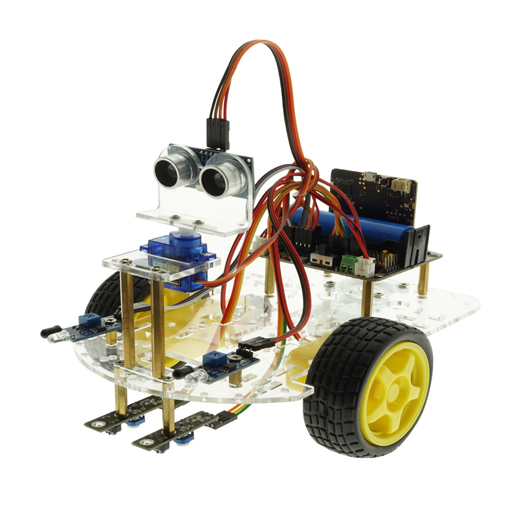 Smart Robot Car Chassis Kit SG90 HC-SR04 Ultrasonic Sensor Obstacle Avoidance Sensor Module