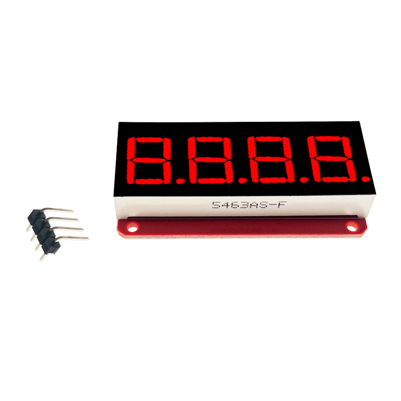 OKY4086-4 LED Display 0.56 Inch 4 Digit Nixie Tube Display Module LED Display Control line 2 Control HT16K33 for DIY