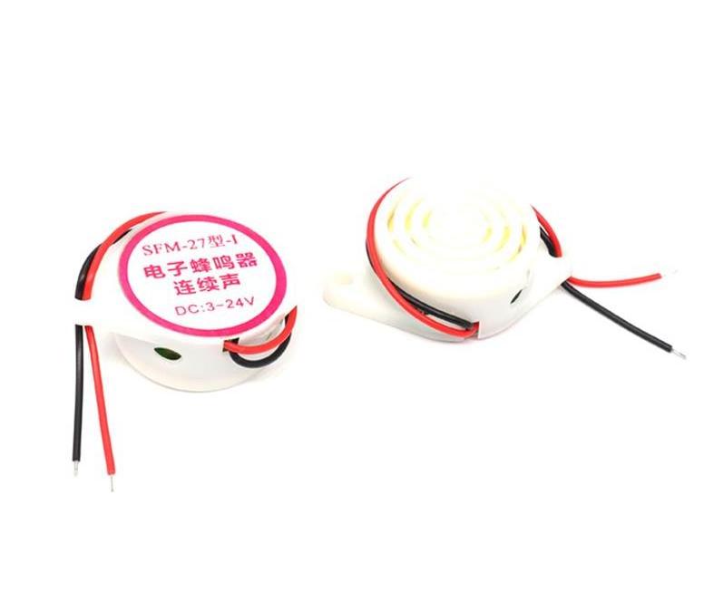 Electronic Buzzer Piezo Active DC 3-24V SFM-27 30x15mm piezo buzzer piezoelectric continuous sound