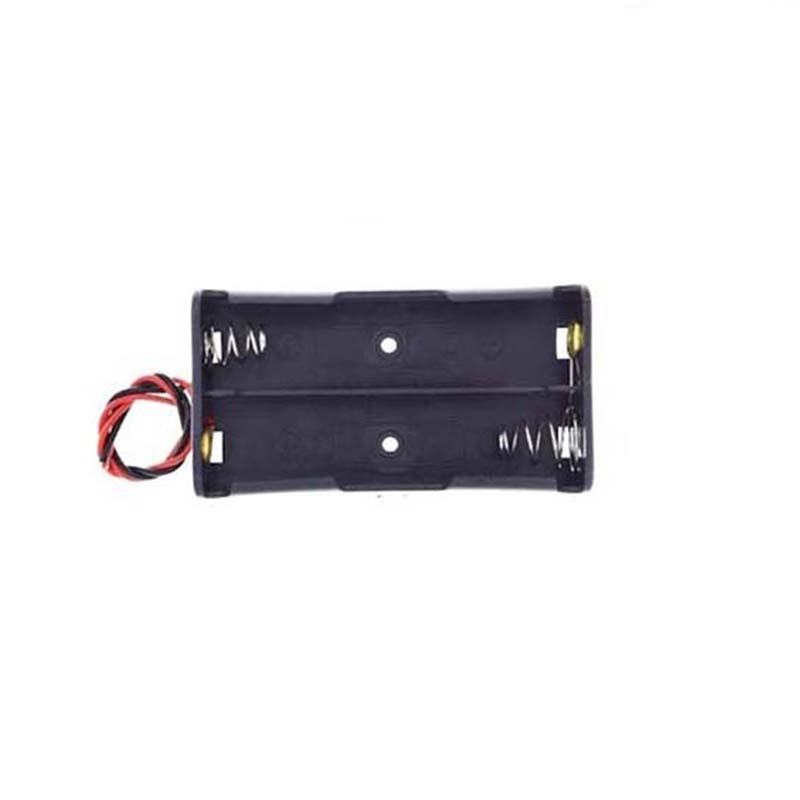 New Plastic 2x 18650 Battery Holder Connector Storage Case Box with ON/OFF Switch with Cover