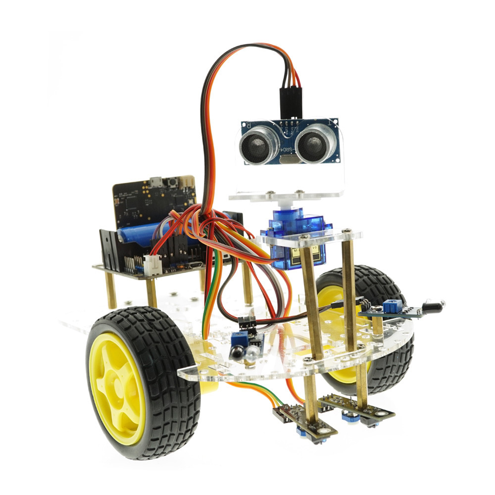 Smart Robot Car Chassis Kit SG90 HC-SR04 Ultrasonic Sensor Obstacle Avoidance Sensor Module