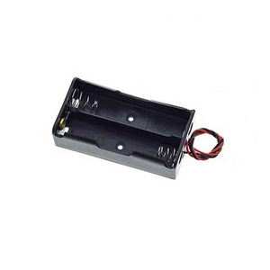 New Plastic 2x 18650 Battery Holder Connector Storage Case Box with ON/OFF Switch with Cover