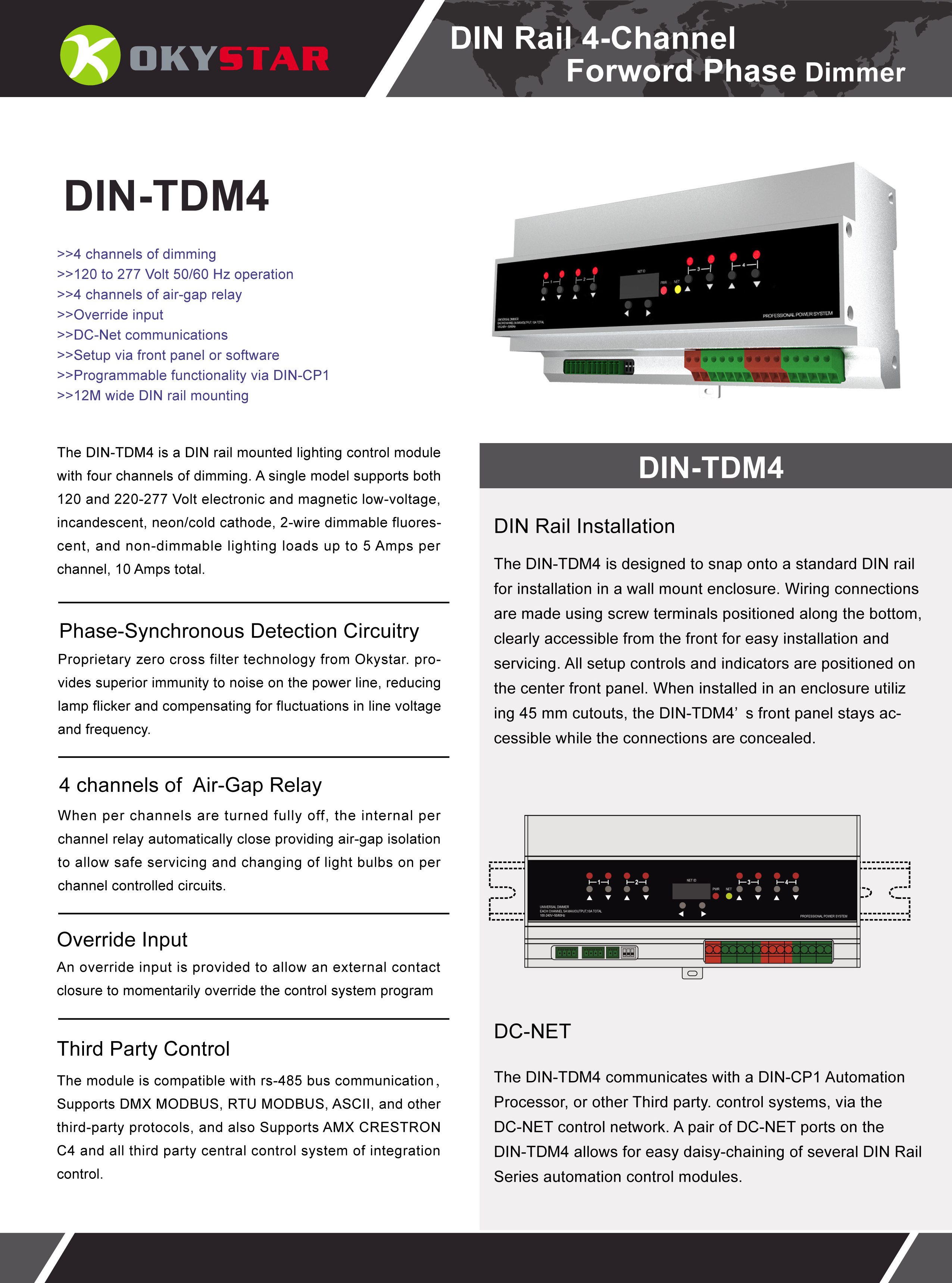 OEM/ODM LED Light Switch 110V TRIAC Dimmer Module For lighting Control System