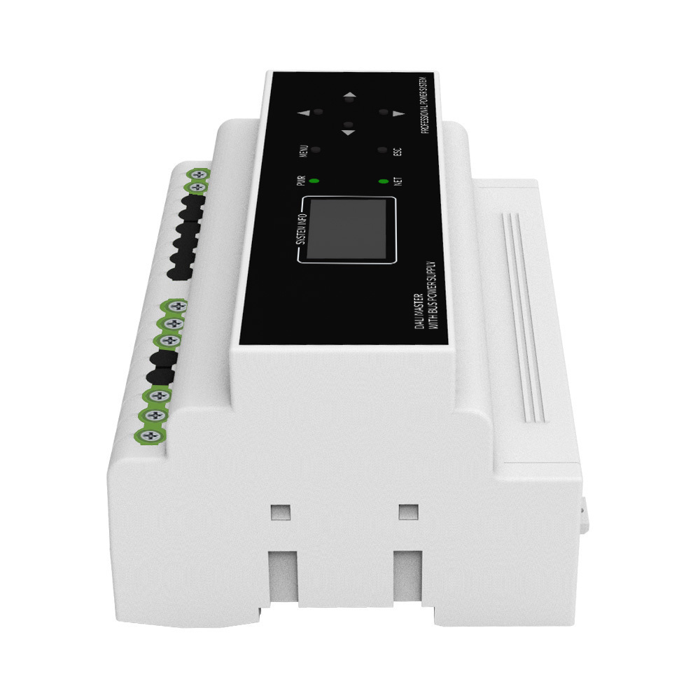 OEM/ODM DIN RAIL 220V AC DALI Dimmer Applied In Lighting Automation System For Commercial Building