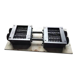 Multifunctional Cardboard Plastic Tire Rubber Wood Pallet Shredder Cutting Blades Chamber Box