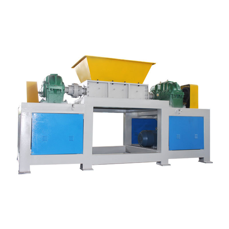 Manufacturer Waste Recycling Two Shaft Wood/ Foam Crusher Machine Plastic/ Metal Shredder Machine