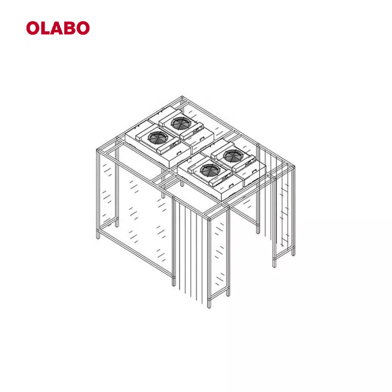 OLABO Clean Booth BKCB-1500 For Lab Clean Booth (Down Flow Booth)