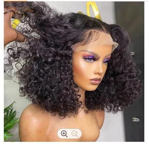 Cheap Wholesale Frontal Closure Wig Wig For Black Women Vendor Raw Brazilian Virgin Kinky Curly Full 13*4 Lace Human Hai