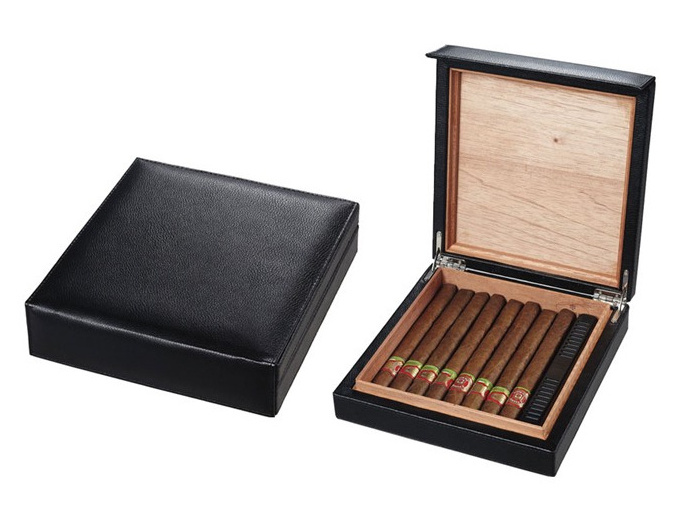 Custom High Quality luxury PU leather Cigar packing Boxes Packaging Box