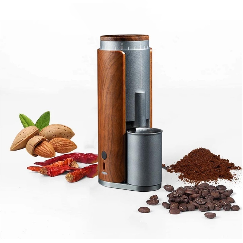 Portable Coffee Maker Bean Bin 25g Espresso Grinder With 2400Mah Built-In Lithium Battery Coffee Grinder For Espresso 20w