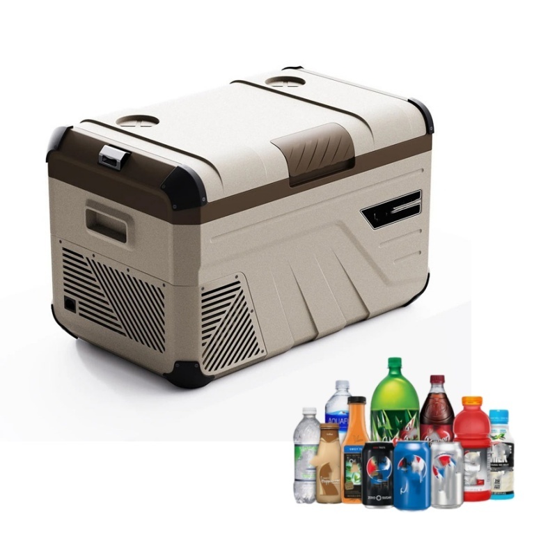 Outdoor Portable Refrigerator 35L Camping Electric Cooler Box Car Refrigerator Mini Fridge DC 12V / 24V AC100-240V