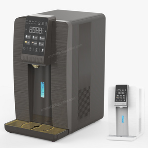 Olansi Smart hot cold hydrogen water taps direct connection touchless pipeline standing water dispenser with RO filter system