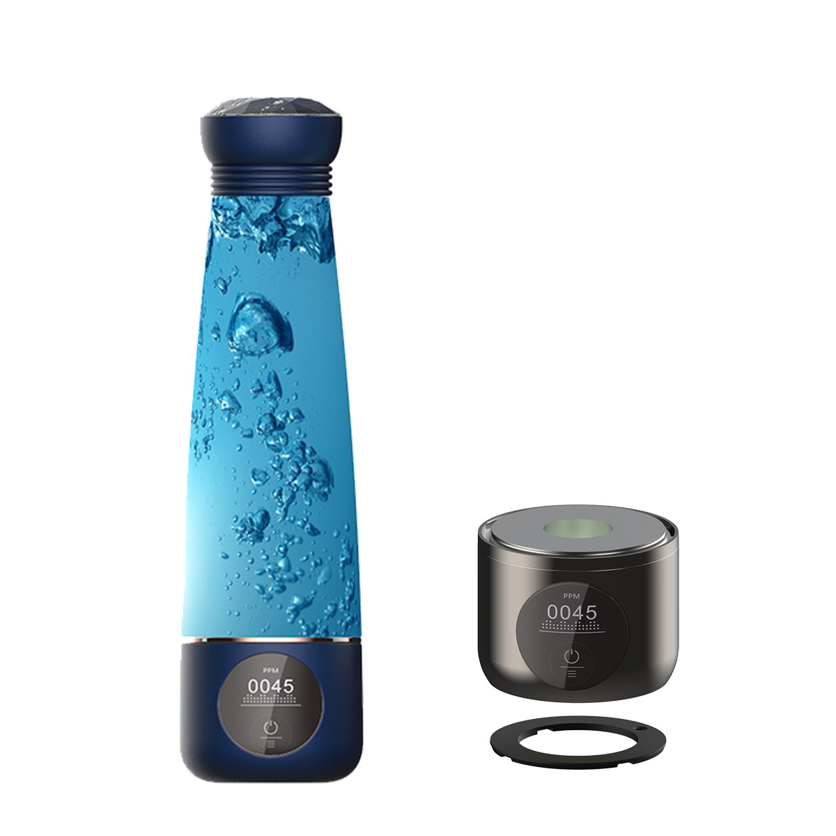 Portable Hydrogen Rich Health H2 life hydrogen water bottle glass customizable system With Promotional Price Kangen Water Bottle