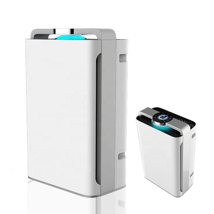 PM2.5 Allergy Smoke Virus Bacteria Removal UV Sterilization KJ480FK08A Cleaner Air Purifier Ionizer with Hepa Filter